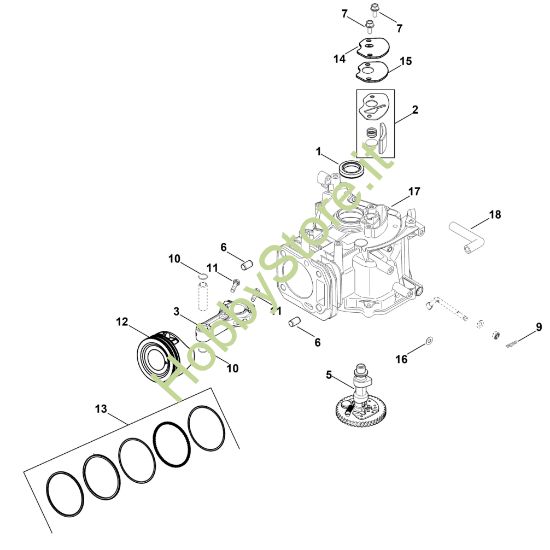 Picture of C - Albero a camme HD675 (HD675-3012)